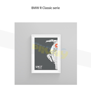 유닛 개러지 포스터 D- BMW 모토라드 튜닝 부품 R Classic serie U046